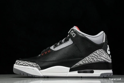 Hyperoad Cement” Jordan 2024 OG “Black Air 3 0815